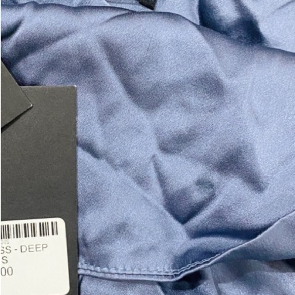 Reformation slip mini dress in silky sea - Picture 4 of 5